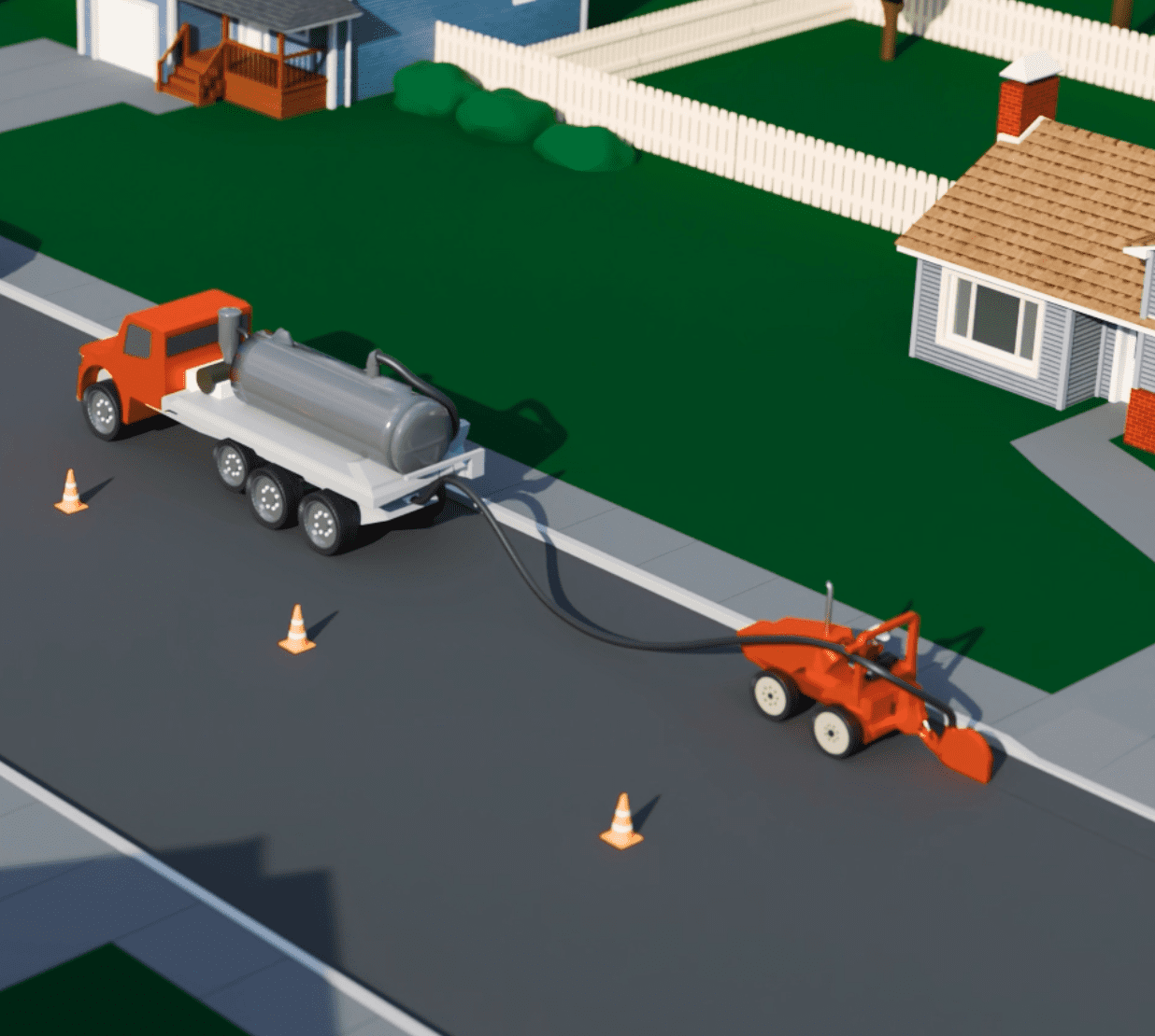 Microtrenching Top Down
